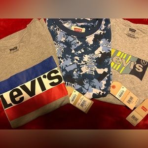 NWT 3 Boys Levi Tshirts short sleeve
